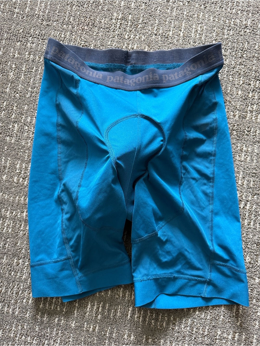 Patagonia Teal Men's Padded Biker Short